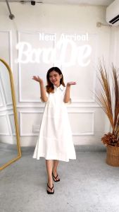 MAMAHAMIL BAJU HAMIL MENYUSUI SEMI FORMAL BAHAN KATUN BONA DRESS - DRO 236