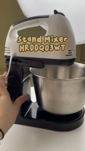 Han River Stand Mixer Stainless Steel Mesin Pembuat Kue (HRDDQ03WT)