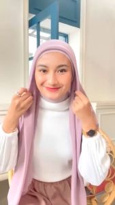 Hijab Voal Paris Premium Kerudung Segiempat Lasercut Jilbab Daily Bisa COD Termurah