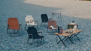 Camping Foldable Chair Heavy Duty Arm Chair Outdoor and Indoor Use Folding Chair Fishing Beach Chair with Back Directors Chair