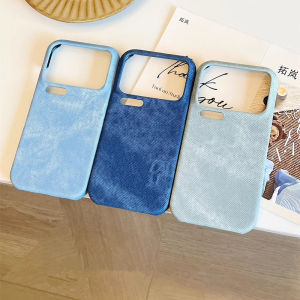 Compatible with Xiaomi 17 Pro Max vintage denim texture Redmi K90 matte shockproof 15 Ultra hard case h260709