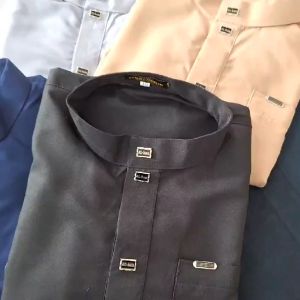 Jubah Anak Bahan Katun Madinah Anti Gerah: Baju Muslim Jubah Anak Lengan Panjang Motif Terbaru