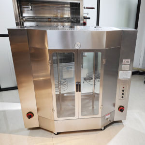 Automatic Rotating Gas And Propane Duck Oven Commercial Electric Heating Five Flower Pork Stove Kitchen Appliance Bakery Equipment