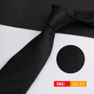 Luxury 8CM Mens Ties Necktie Solid Twill Stripes Plaids Ties For Man Groom Neck Tie For Business Party