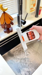 HOVELSHOP Alat Pel Mini Pembersih Kaca Wastafel Meja Dapur Sponge Mop Portable Serbaguna