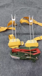 Guốc leo trèo cây bằng inox kèm đai bảo hộ guốc hỗ trợ leo trèo cây cau cây dừa...