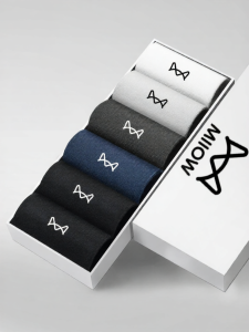 MiiOW | Sweat-Absorbent Odor-Resistant Mens and Youth Business Socks