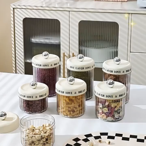 [4 Sizes] Encora Bekas Penyimpanan Makanan Airtight Food Container Spices Jar Food Storage Box Bekas Rempah 食材密封罐 干粮罐