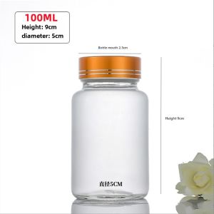 Food Grade Glass Bottle Medicine Box Sealed Partition Leak Proof for Oral Liquid Medicines Traditional Chinese Medicine Storage