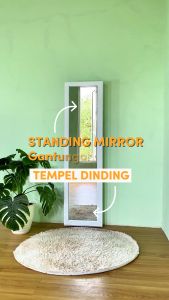 Adapta - Standing Mirror Lemari Gantungan Baju - Lemari Gantungan Baju Tempel Dinding Pintu Swing