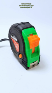 Meteran 5M x 19mm ELGLADIO / Meteran Genggaman Karet Ergonomis pita pengukur kunci ganda ELGLADIO Meteran Tukang Panjang 5 METER