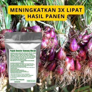Pupuk Booster Bawang Merah Pelebat Organik Cepat Berbuah Lebat Besar Anti Rontok Pembesar Bawang