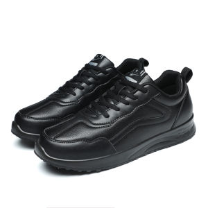 Non-Slip Chef Shoes for Men And Women Kitchen Work Shoes Black Waterproof Oil Resistant Elderly Walking Shoes Double Star