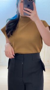 4939 Sohee Korean Turtle Neck Knit Top