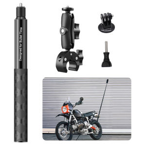 Motorcycle Bike Mount Kit for Insta360 X2 X3 X4 Double Clamps Handlebar Holder for GoPro DJI Accessories