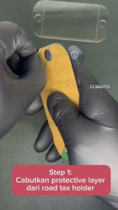 PERODUA Roadtax Holder Small Car Alza Axia Myvi Bezza Aruz Ativa Pemegang Rotek Rotex Kereta Cover Casing Road Tax