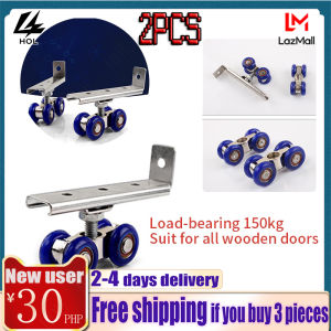 HOL With 1 or 2 Meter Tracks And Pulley Suit Sliding Door Roller Nylon Steel Gate Roller Set 30kg to 50kg