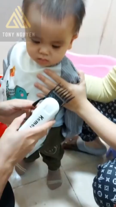 Tông Đơ Cắt Tóc Trẻ Em Kemei-232 Êm Ái An Toàn Tiếng Ồn Thấp Bé Không Giật Mình