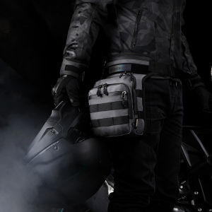 Rhinowalk Motorcycle Leg Bag Multifunction 3L Large Capacity Moto Waist Bag Thigh Hip Waist Bag Messenger Bag Travel Commuter Storage Cell Phone Tool Wallet Motorcycle Accessories