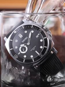 Jam Tangan Pria SKMEI HyperGear Borju nylon-leather strap krono on