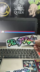 iTAiTU - STIKER CUTTING CUSTOM NAMA FONT SUKA SUKA HOLOGRAM REFLEKTIF Sticker Car