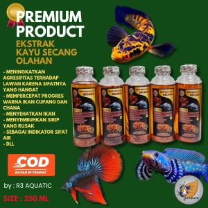 EKATRAK KAYU SECANG SUDAH DI OLAH SIAP PAKAI MEMBANTU PROGRES WARNA IKAN CUPANG DAN CHANA