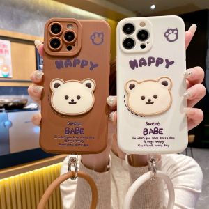 Honor X9 X9A X8 X8A X7 X7a 50 Lite 70 90 Magic 5 Pro Cartoon Painted Wristband Soft Phone Case