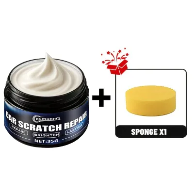 35g Scratch Remover Wax & Polish Kit - Shine Restoration for Car & Motorcycle Metal Surfaces Fast Surface Renew & Long-Lasting