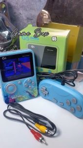 G5 Konsol Game Handheld untuk Dua Orang Game Boy Konsol Game Klasik Nostalgia 500 Permainan Dapat Dihubungkan ke TV