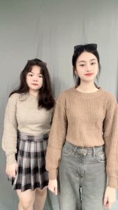 Ghaniyaclothing - Arumi Bayoneta Sweater Tangan Balon