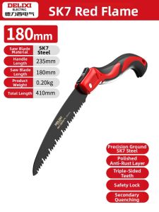 DELIXI Electric | Handheld Home Woodworking Saw Folding Hand Pull Saw