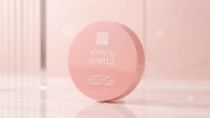 Avon Simply Pretty Mattefying Compact Powder / Pressed Powder (SPF 14) - Controls Oil & Shine Lightweight & Non-Cakey
