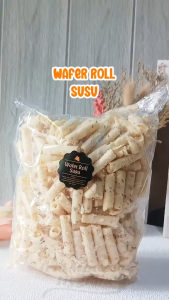 [DELISH SNACKS] Wafer Roll Susu (Grosir) 250gr 500gr 1 KG / Snack Cemilan Camilan Grosiran Kiloan