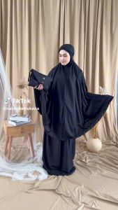 SENENG - MUKENAH POLOS 2 IN 1 RESLETING DEPAN