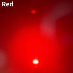 10Pcs Mini T5 3014 5SMD Car Wedge LED Dashboard Bulb CANBUS Instrument License Plate Light Lamp Decoration DC 12V White Amber