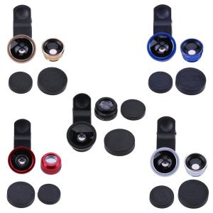 【Hàng mới】 Ống kính mắt cá 3 trong 1 + Góc rộng + Bộ Ống kính máy ảnh Macro cho điện thoại