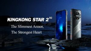 Cubot KingKong Star 2 Ultra-Slim Rugged 5G Smartphone 4nm MTK D8200 24GB((12GB+12GB) 256GB 6.72"144Hz Display NFC Smart Phone