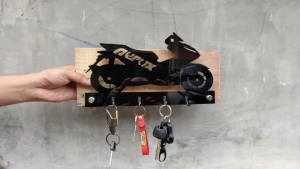 key holder aerox/3mm acrylic laser cut