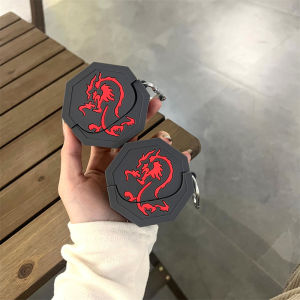 Dragon Symbol Protective Case for Soundcore Liberty 4 NC Bluetooth Earphones Cute Cartoon Silicone Soft Shell Anti-Fall Charging Case Storage Bag