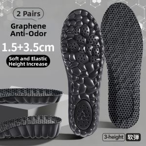 ZHIHAOEN | Antibacterial Odor-Preventing Invisible Breathable Sweat-Absorbent Height Increase Insoles