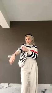 Oro Pants Celana Panjang Korean Style Celana Panjang Highwaist PUTIH Kulot Wanita Dewasa