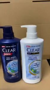 Combo 2 Chai Dầu Gội Clear Thái Lan - Clear Bạc Hà Thái Lan - Clear Men Thái Lan - Clear Hoa Anh Đào Thái Lan