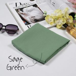 SEGI EMPAT PARIS PREMIUM  / KERUDUNG SEKOLAH ( BAHAN VOAL COTTON ) / JILBAB SEGI EMPAT PREMIUM UK 110 CM  x 110 CM