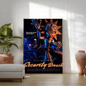 Bandai | Fnaf Five-nights-At-Freddys Classic Poster Perfect Sticker Self Adhesive Art Designed for Home Dining Office Spaces