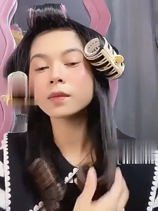 โรลม้วนผมสะท้อนความร้อน แบบธรรมชาต DIY ม้วนผมหน้าม้า จัดแต่งทรงผมโรลม้วนผม ที่ม้วนผม โรลม้วนผ-em