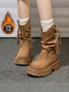 Josiny | Breathable Thick-soled Stacked Boots