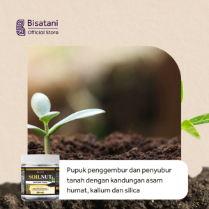 Soilnut 350gr Nutrisi Penyubur Tanah Tanaman Pupuk Pembenah Tanah Pupuk Penyubur pH Tanah Pupuk Tanah Asam - Asaman
