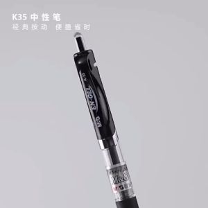 Gel Ink Pen Stationery 0.5mm Click Pen School Office Supplies Retractable gel pen