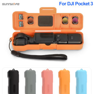 For DJI Osmo Pocket 3 Protective Case Anti Scratch Cover With Lanyard Shockproof Resistant Portable for Outdoor Vlog Accessory