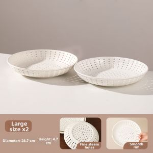 Yomerto | Steamable Heat Resistant Ceramic Steaming Plate
